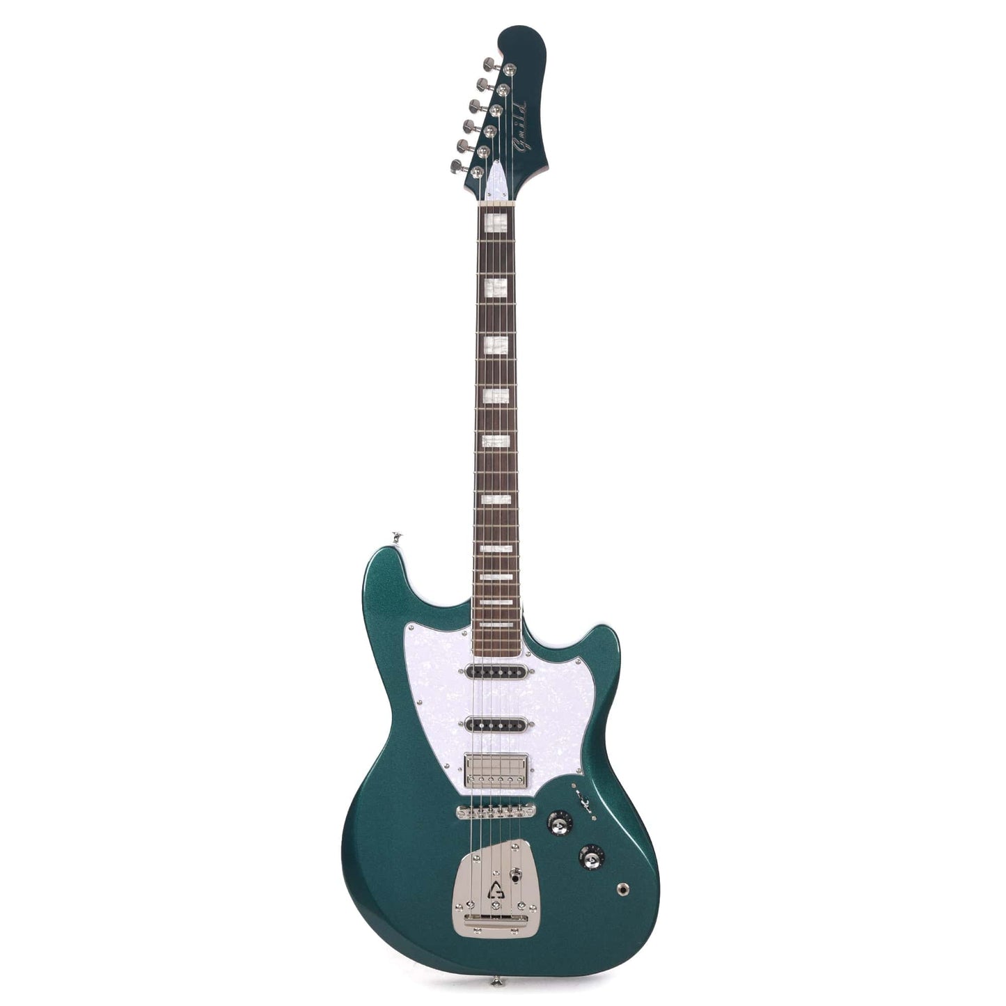 Guild Surfliner Deluxe Evergreen Metallic w/Guild Floating Vibrato Electric Guitars / Solid Body