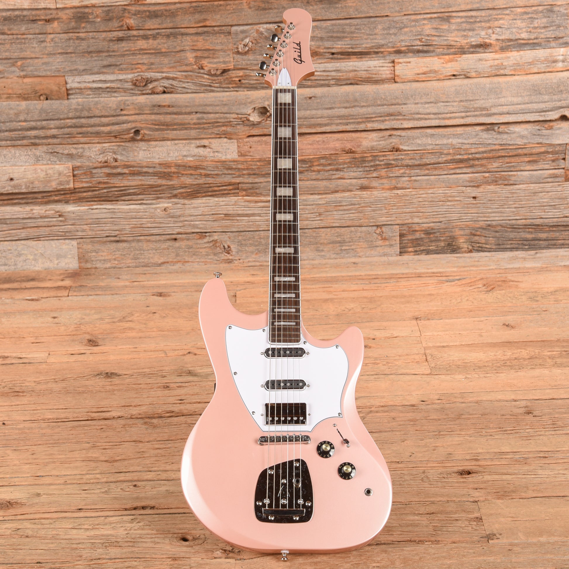 Guild Surfliner Deluxe Rose Quartz Metallic Electric Guitars / Solid Body