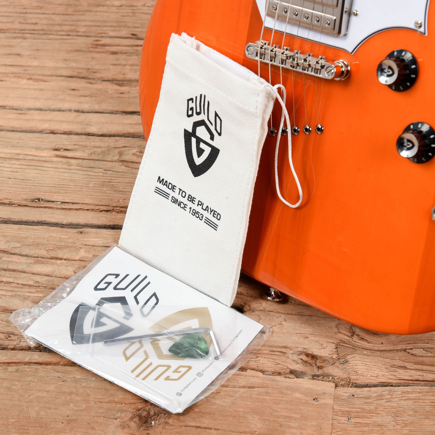 Guild Surfliner Sunset Orange Electric Guitars / Solid Body