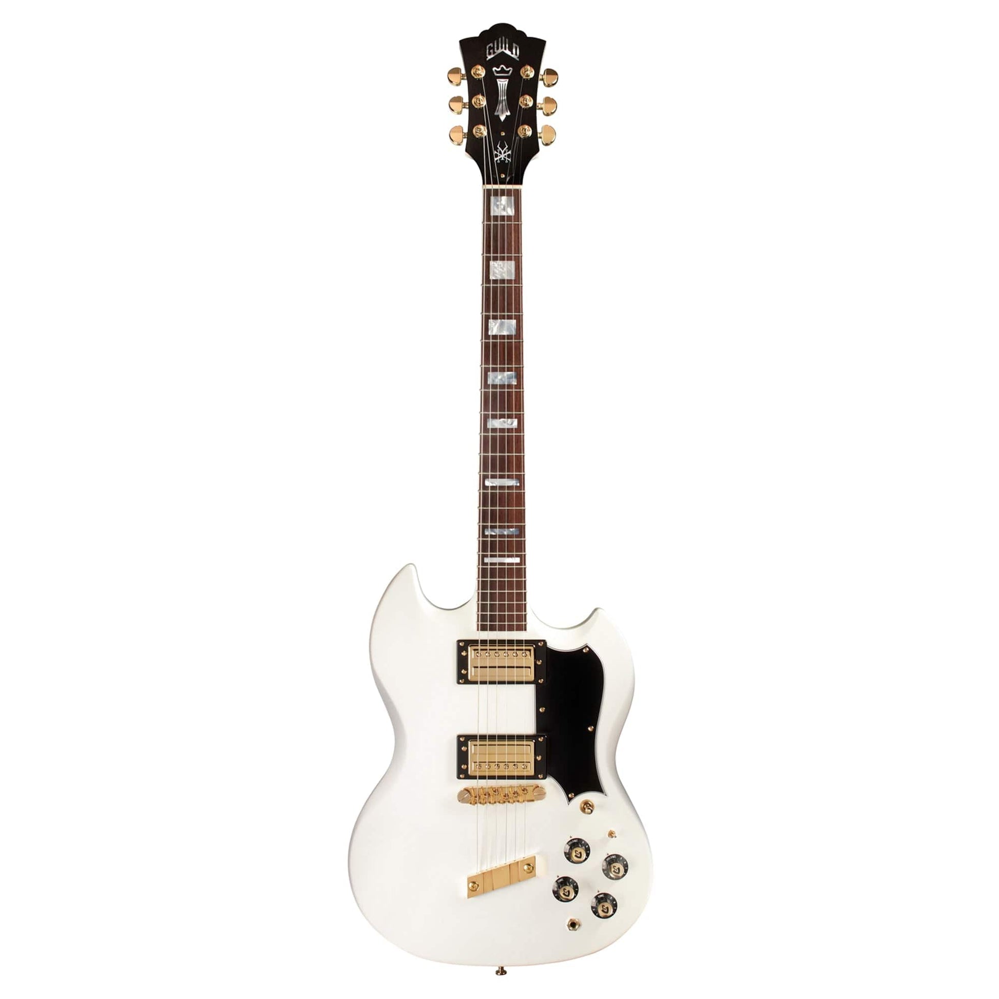 Guild USA Artist Edition S-100 Polara Kim Thayil (Limited To 30 Units) Electric Guitar White Electric Guitars / Solid Body