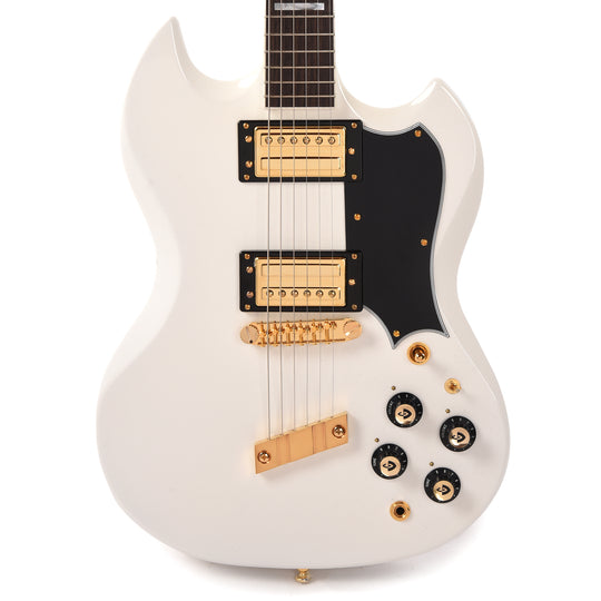 Guild USA Artist Edition S-100 Polara Kim Thayil White Electric Guitars / Solid Body