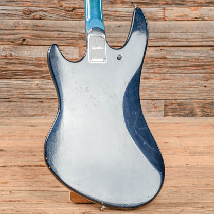 Guyatone EB-9 Sharp 5 Blue Sparkle 1970s Bass Guitars