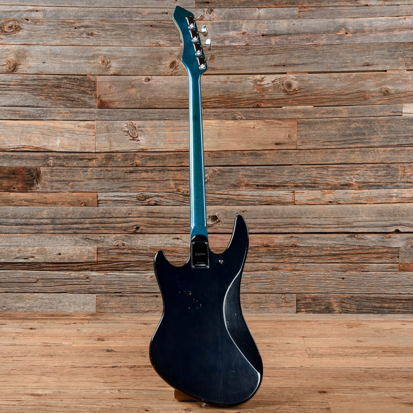 Guyatone EB-9 Sharp 5 Blue Sparkle 1970s Bass Guitars