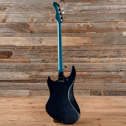 Guyatone EB-9 Sharp 5 Blue Sparkle 1970s Bass Guitars