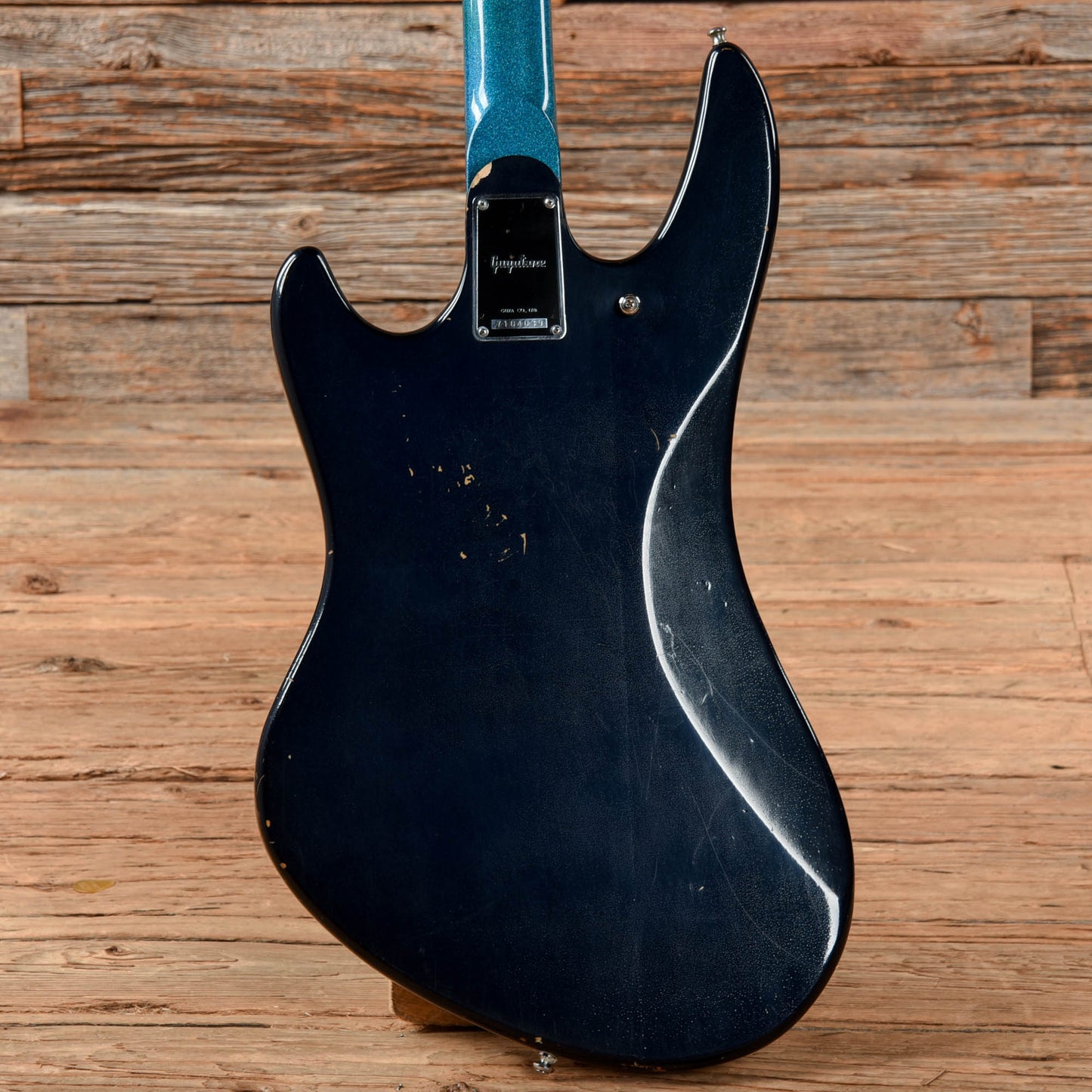 Guyatone EB-9 Sharp 5 Blue Sparkle 1970s Bass Guitars
