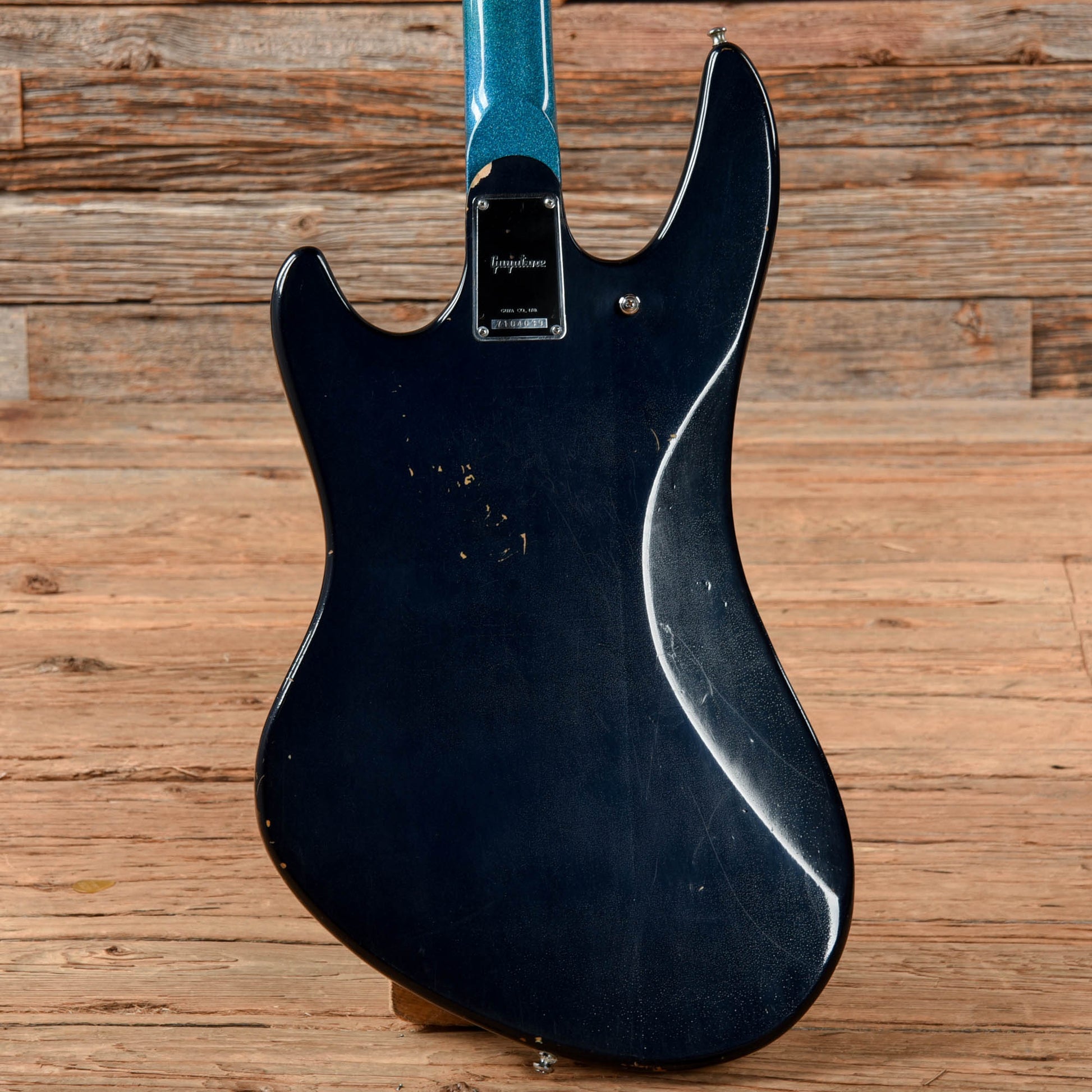 Guyatone EB-9 Sharp 5 Blue Sparkle 1970s Bass Guitars