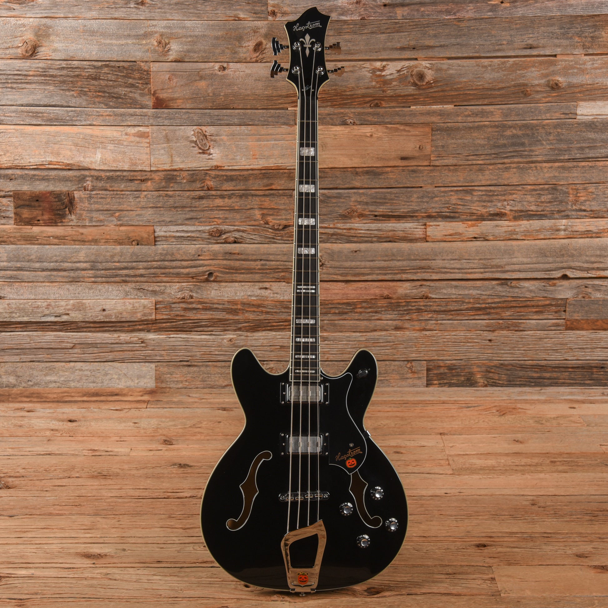 Hagstrom Viking Bass Black Bass Guitars / 4-String
