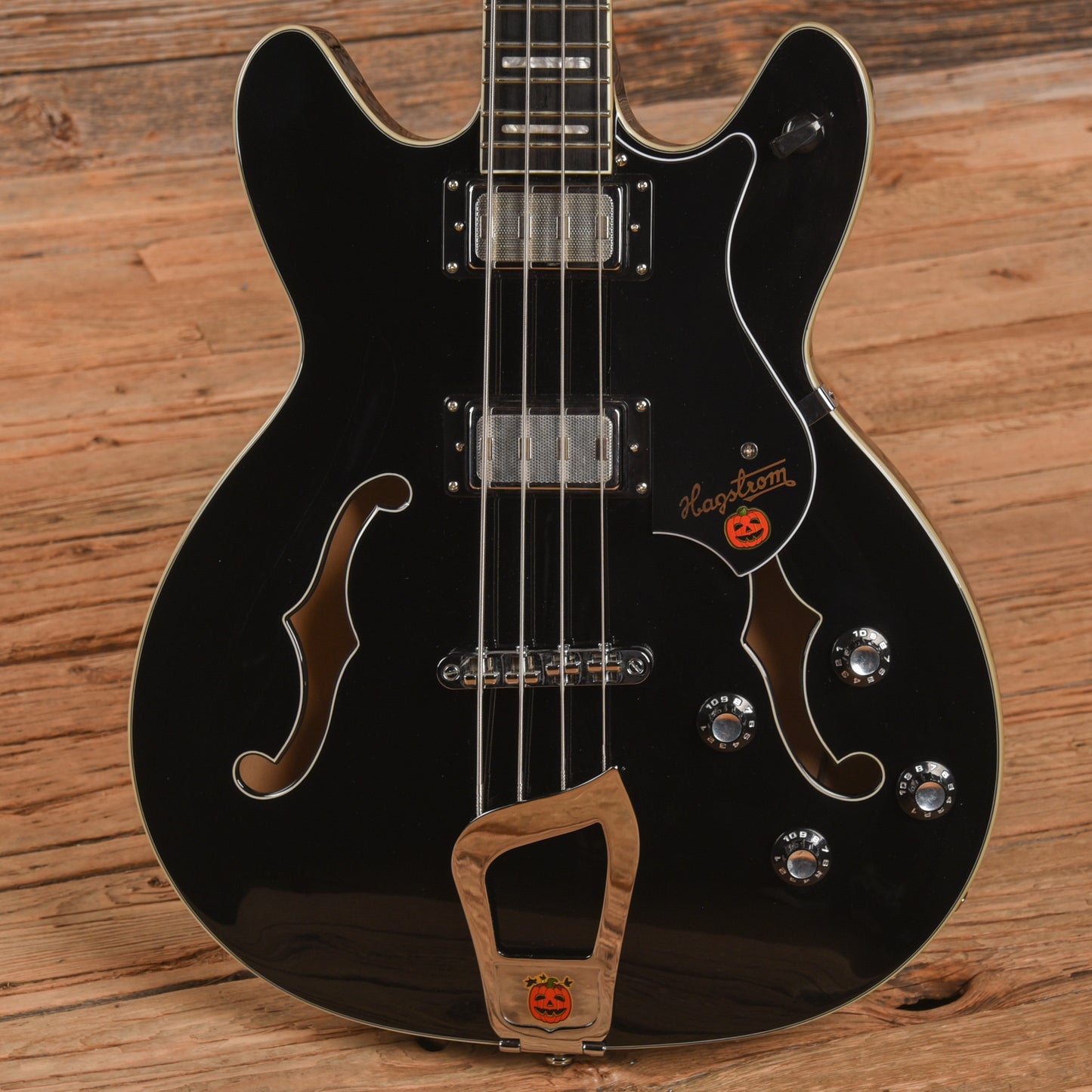 Hagstrom Viking Bass Black Bass Guitars / 4-String