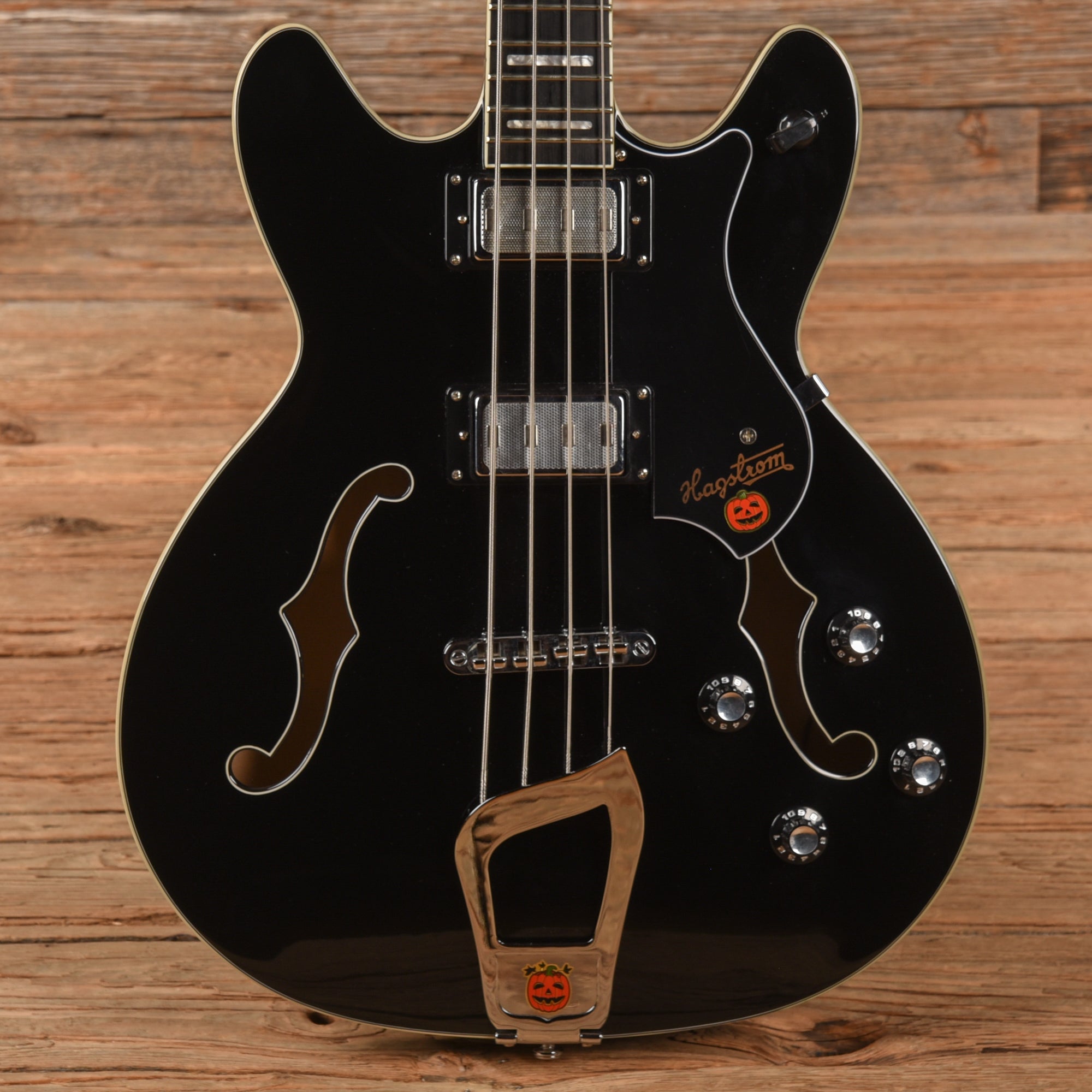 Hagstrom Viking Bass Black Bass Guitars / 4-String