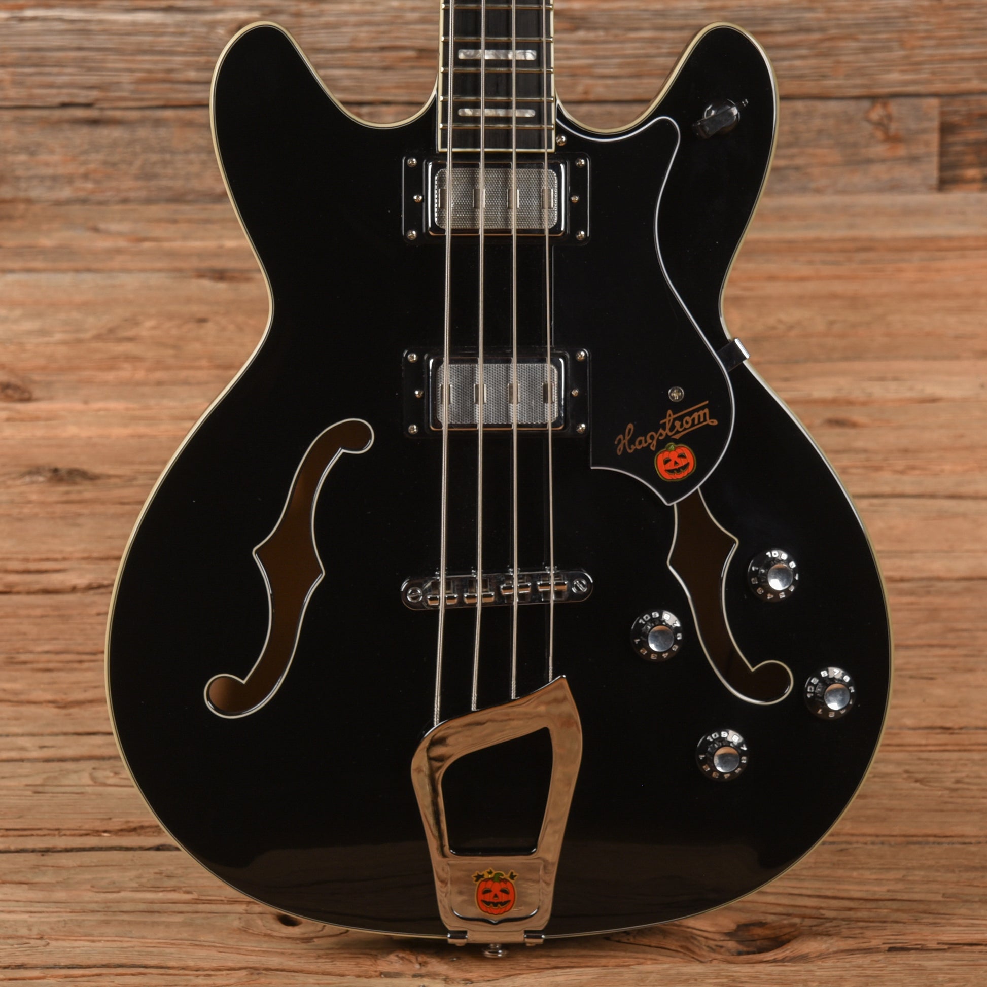 Hagstrom Viking Bass Black Bass Guitars / 4-String