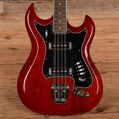 Hagstrom 8 String Bass Cherry 1960s Bass Guitars / 5-String or More