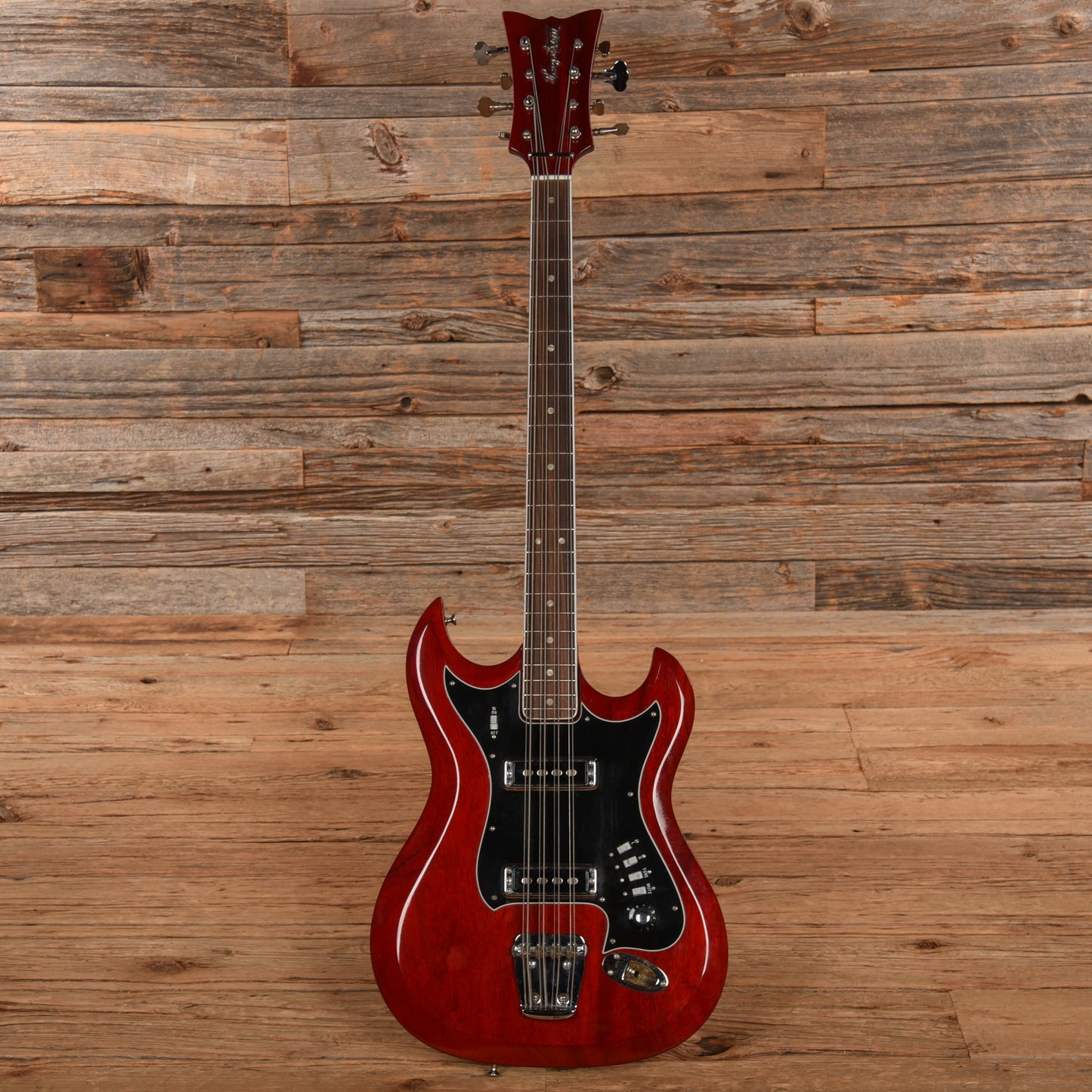 Hagstrom 8 String Bass Cherry 1960s Bass Guitars / 5-String or More