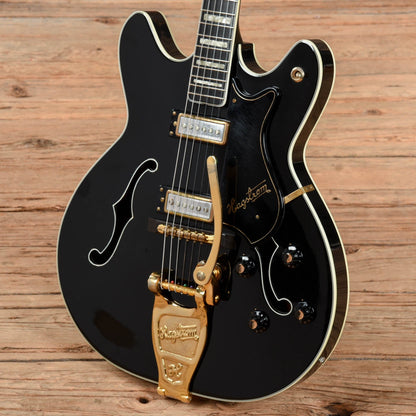 Hagstrom Viking Deluxe Black 1960s Electric Guitars / Hollow Body