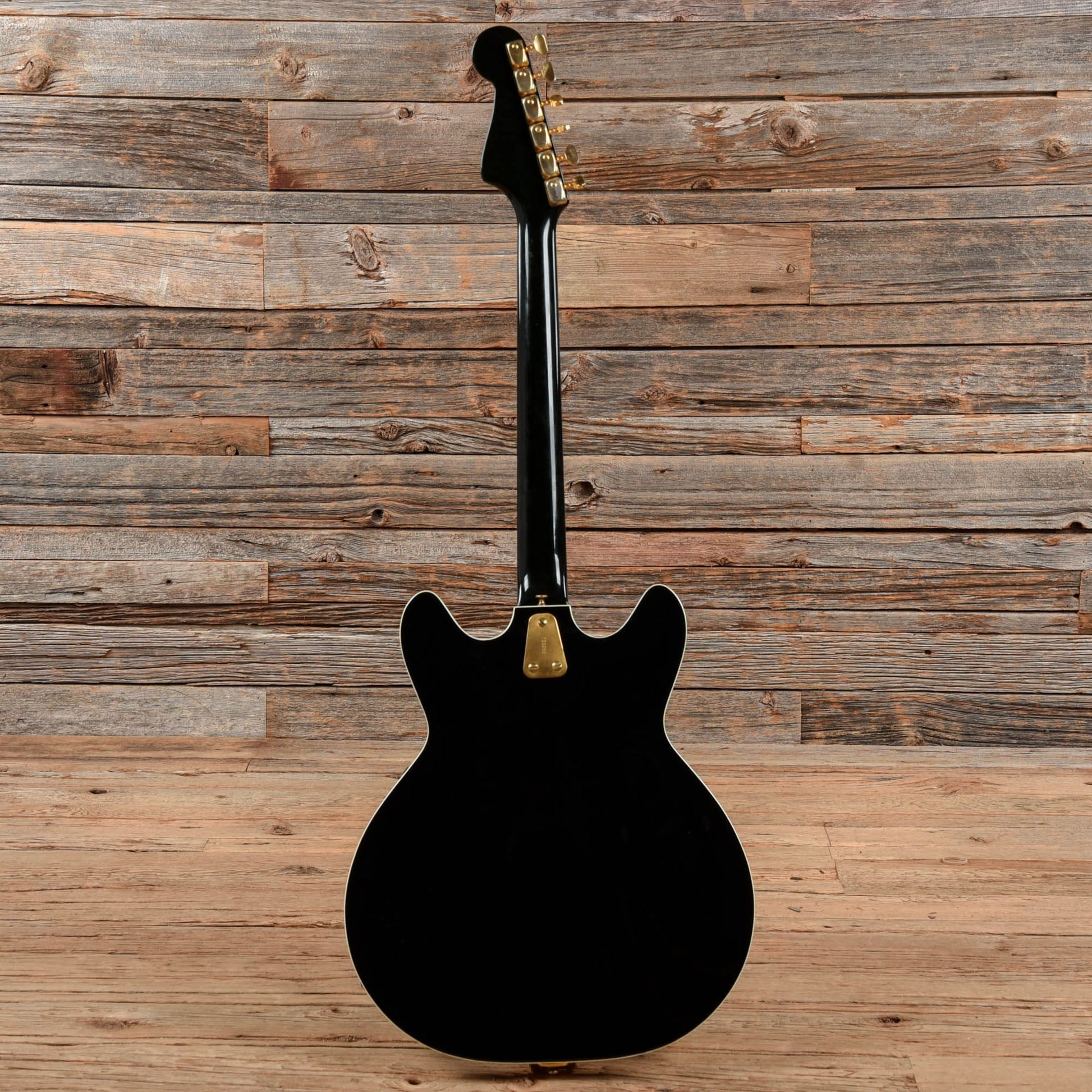Hagstrom Viking Deluxe Black 1960s Electric Guitars / Hollow Body