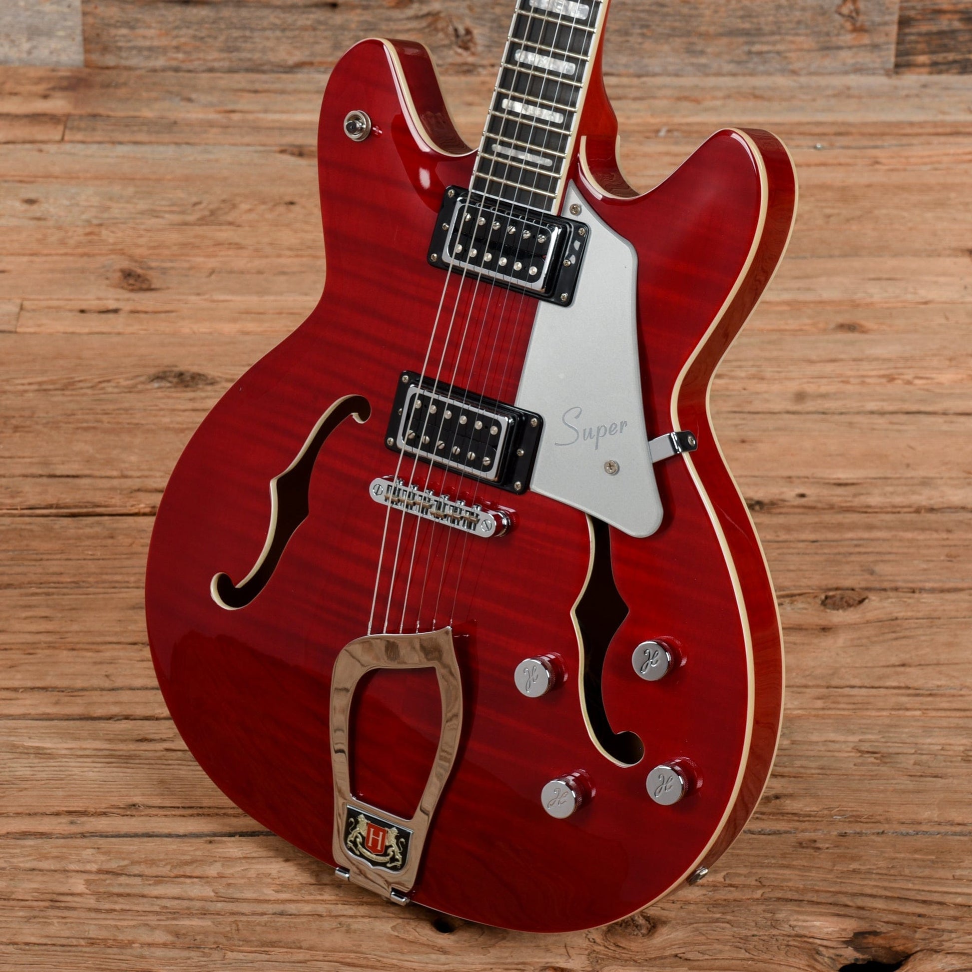 Hagstrom Super Viking Cherry 2017 Electric Guitars / Semi-Hollow