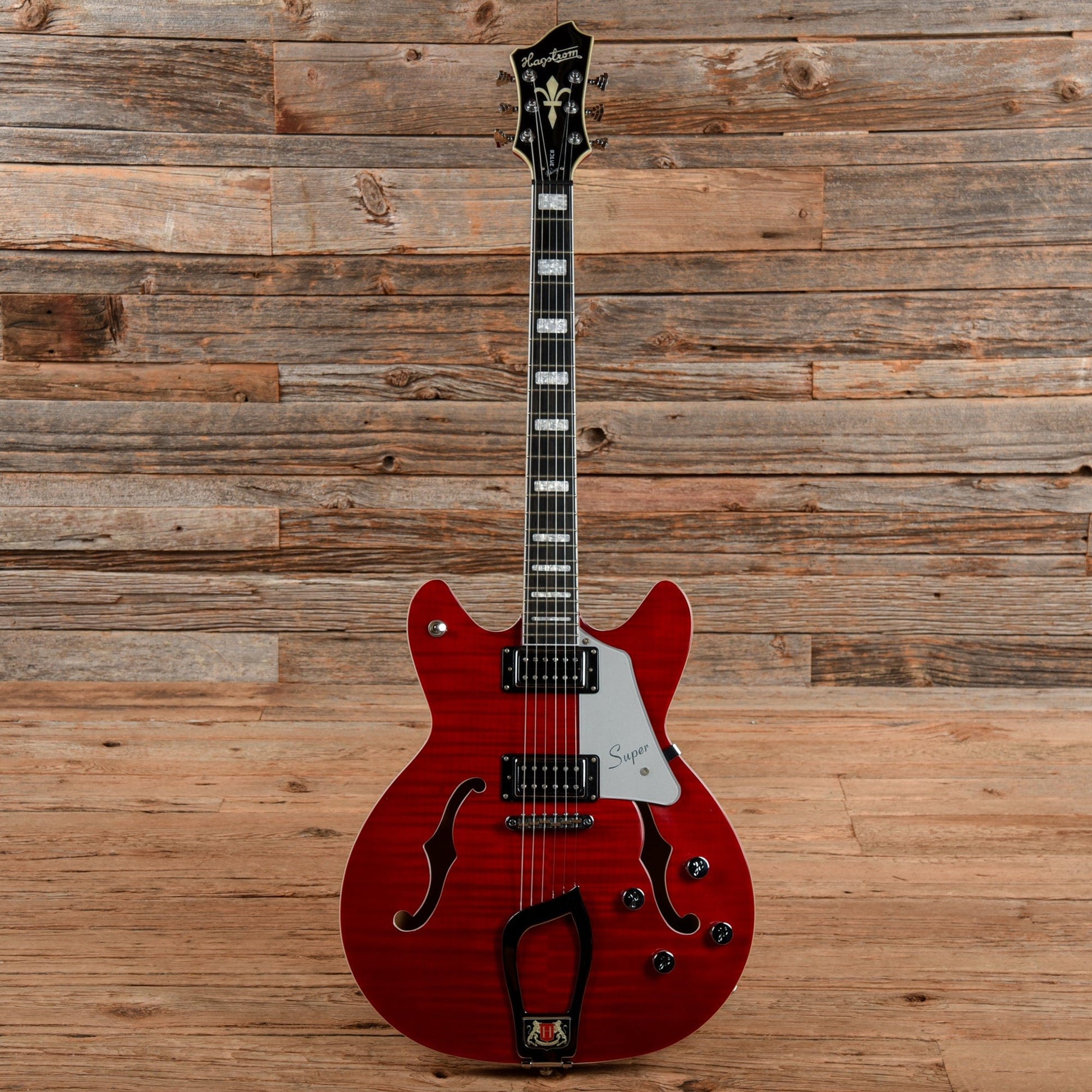 Hagstrom Super Viking Cherry 2017 Electric Guitars / Semi-Hollow