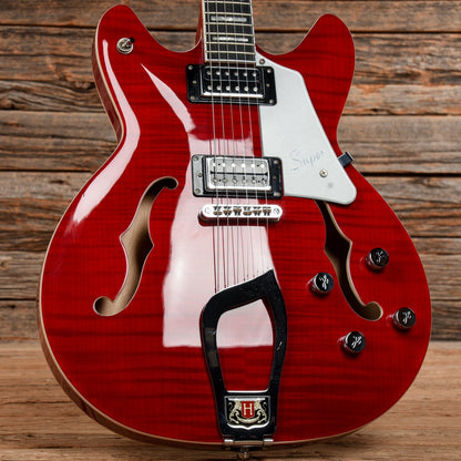 Hagstrom Super Viking Cherry 2017 Electric Guitars / Semi-Hollow