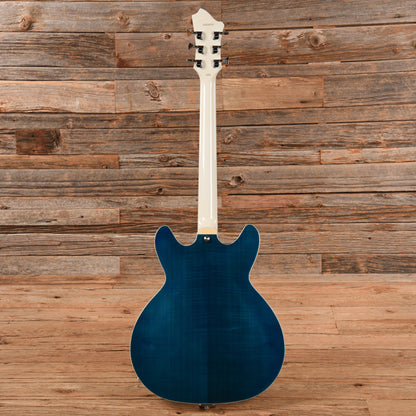 Hagstrom Tremar Viking Deluxe Cloudy Seas 2022 Electric Guitars / Semi-Hollow