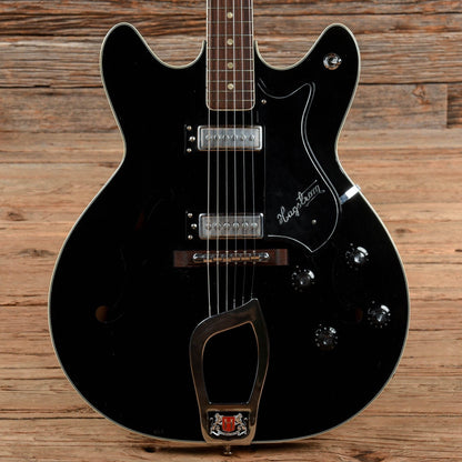 Hagstrom Viking Black 1960s Electric Guitars / Semi-Hollow