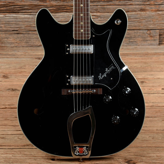 Hagstrom Viking Black 1960s Electric Guitars / Semi-Hollow