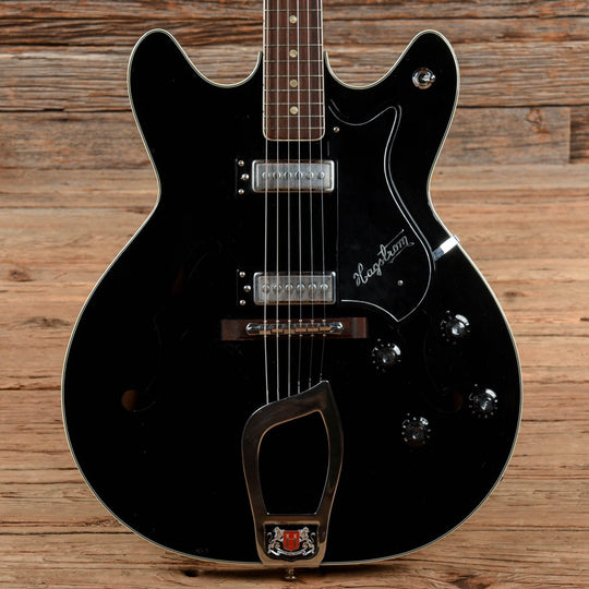 Hagstrom Viking Black 1960s Electric Guitars / Semi-Hollow