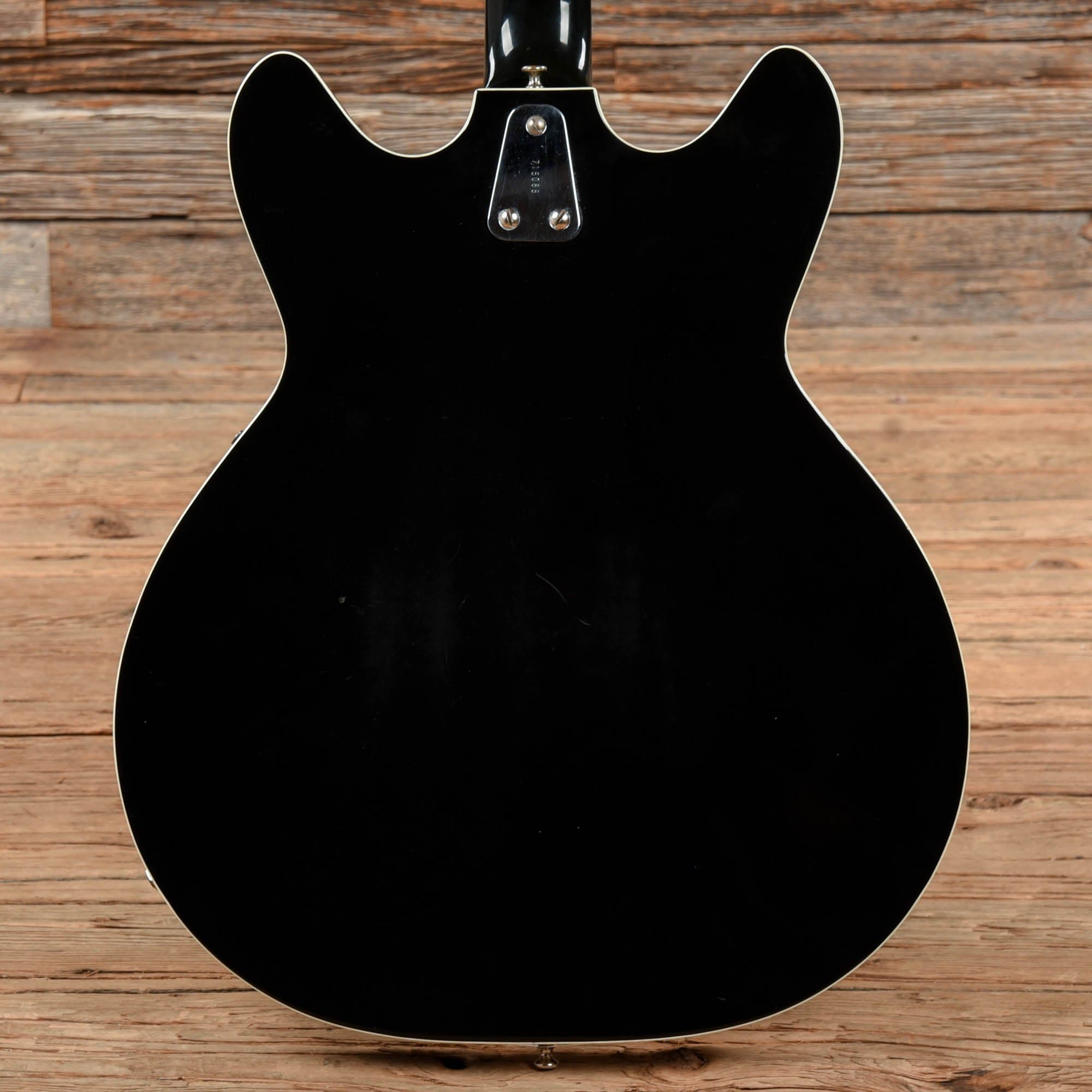 Hagstrom Viking Black 1960s Electric Guitars / Semi-Hollow