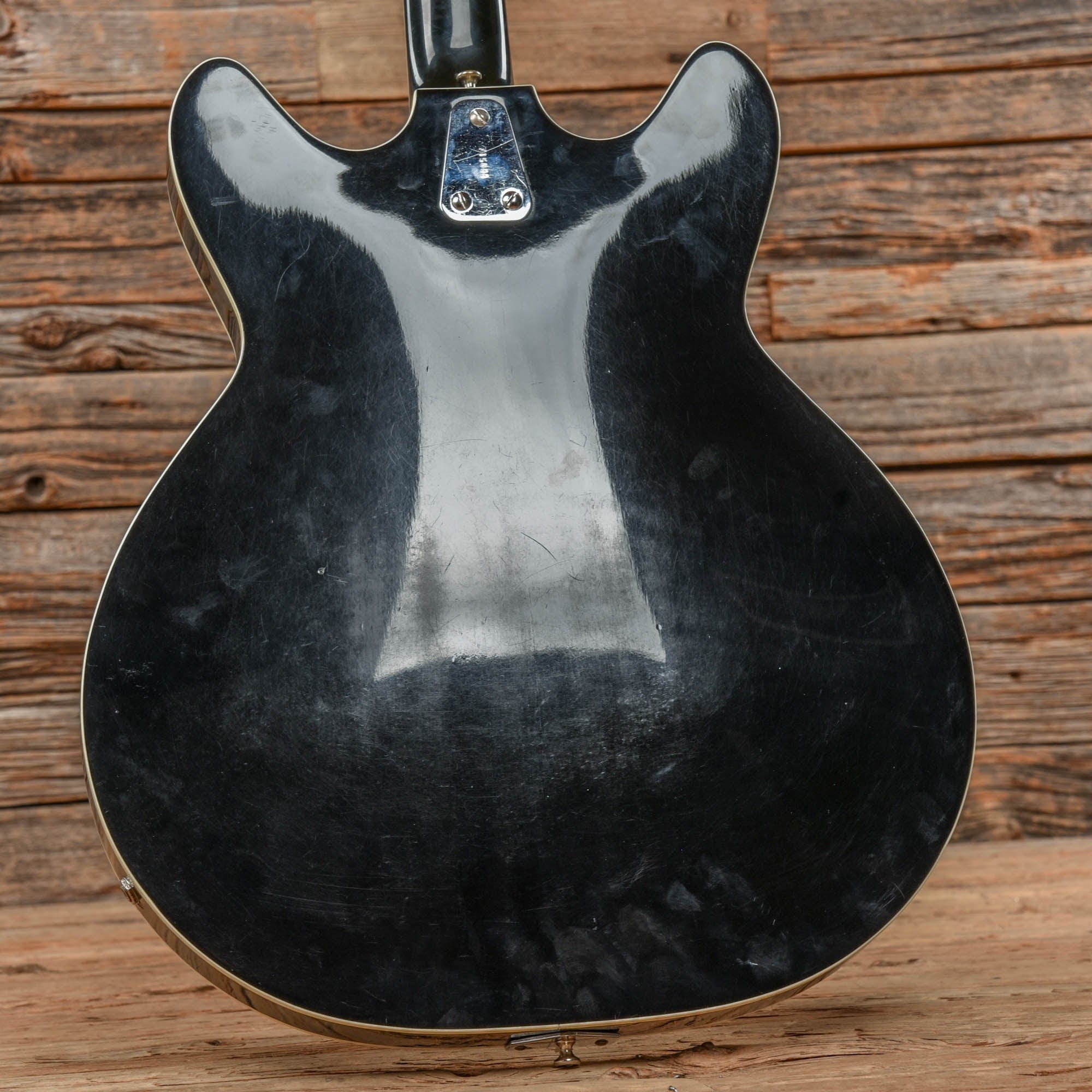 Hagstrom Viking Black 1960s Electric Guitars / Semi-Hollow