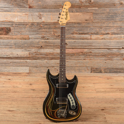 Hagstrom II Black 1960s Electric Guitars / Solid Body