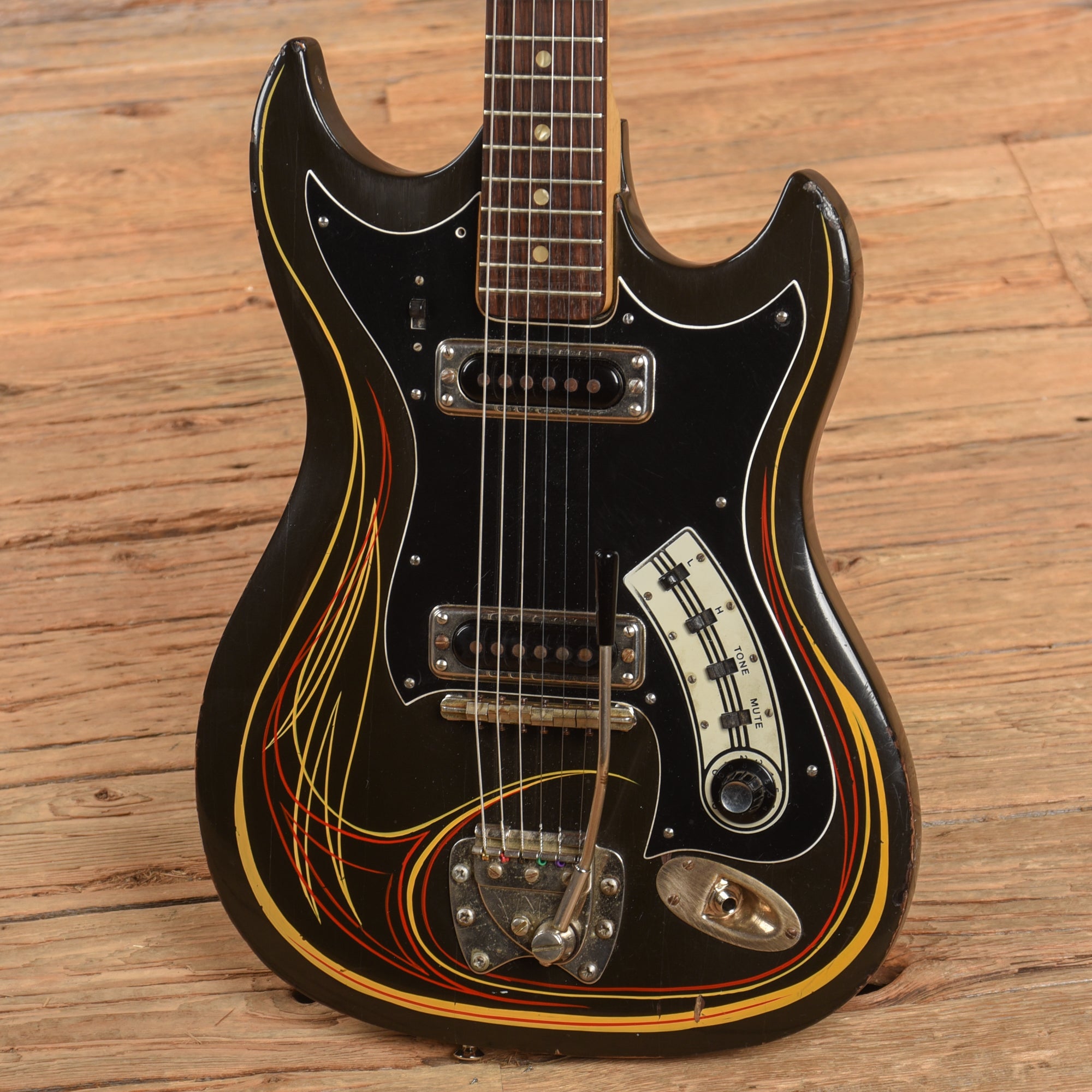 Hagstrom II Black 1960s Electric Guitars / Solid Body