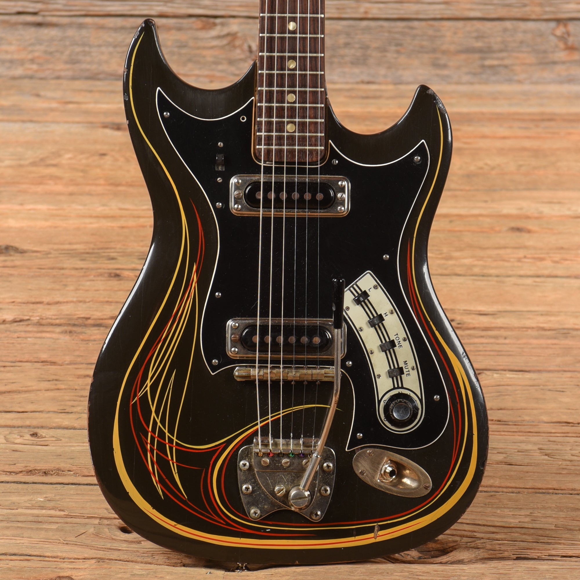 Hagstrom II Black 1960s Electric Guitars / Solid Body