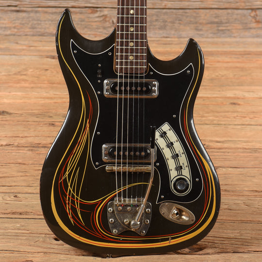 Hagstrom II Black 1960s Electric Guitars / Solid Body