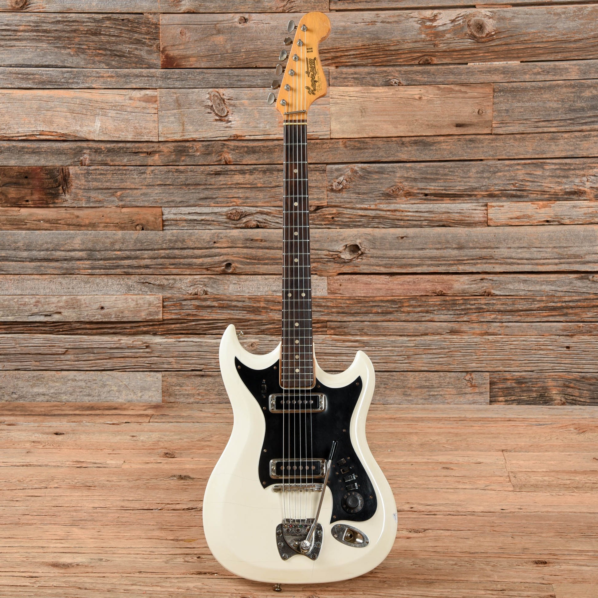Hagstrom II White Electric Guitars / Solid Body
