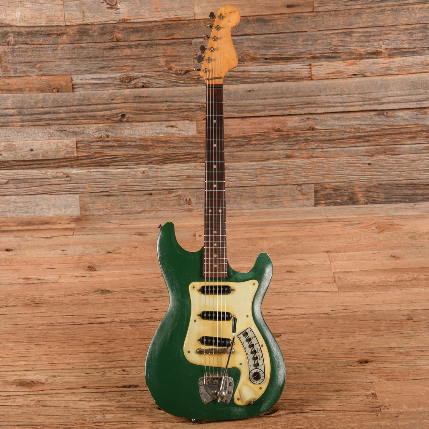 Hagstrom III Green Refin 1960s Electric Guitars / Solid Body