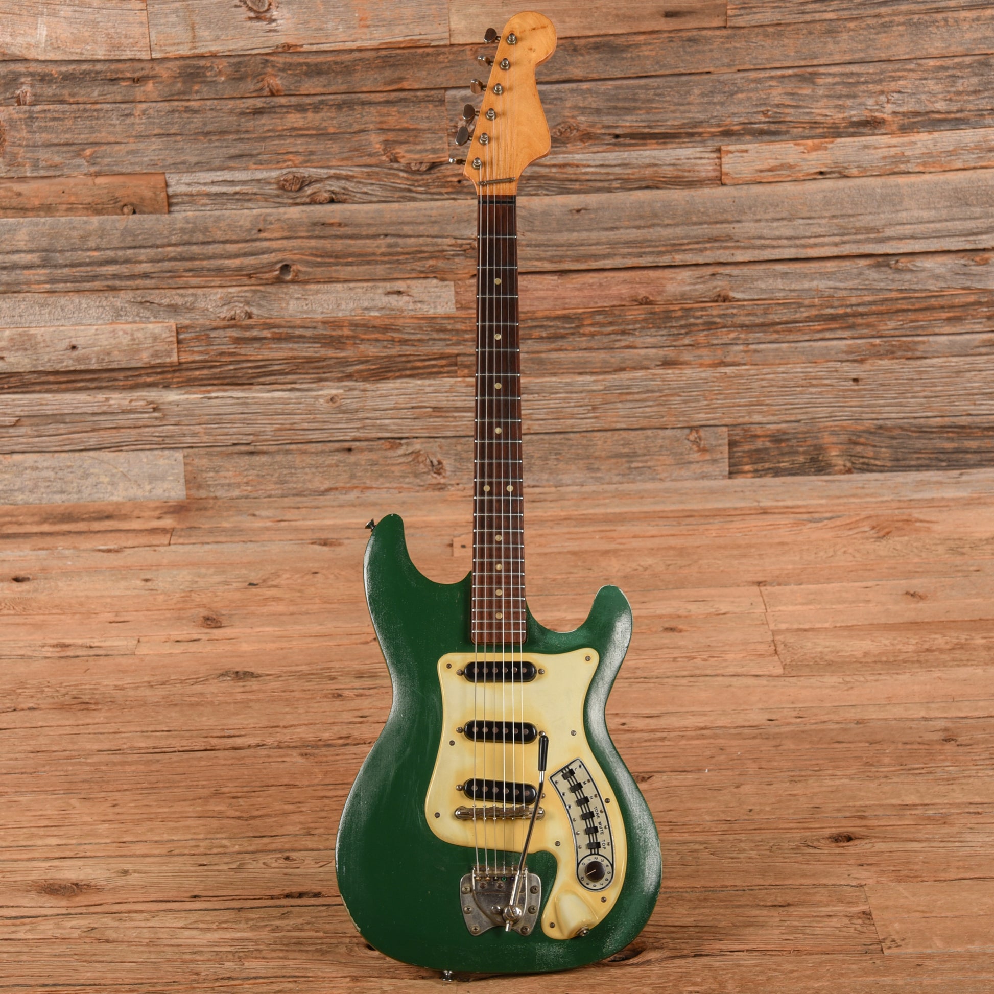 Hagstrom III Green Refin 1960s Electric Guitars / Solid Body