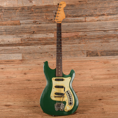 Hagstrom III Green Refin 1960s Electric Guitars / Solid Body