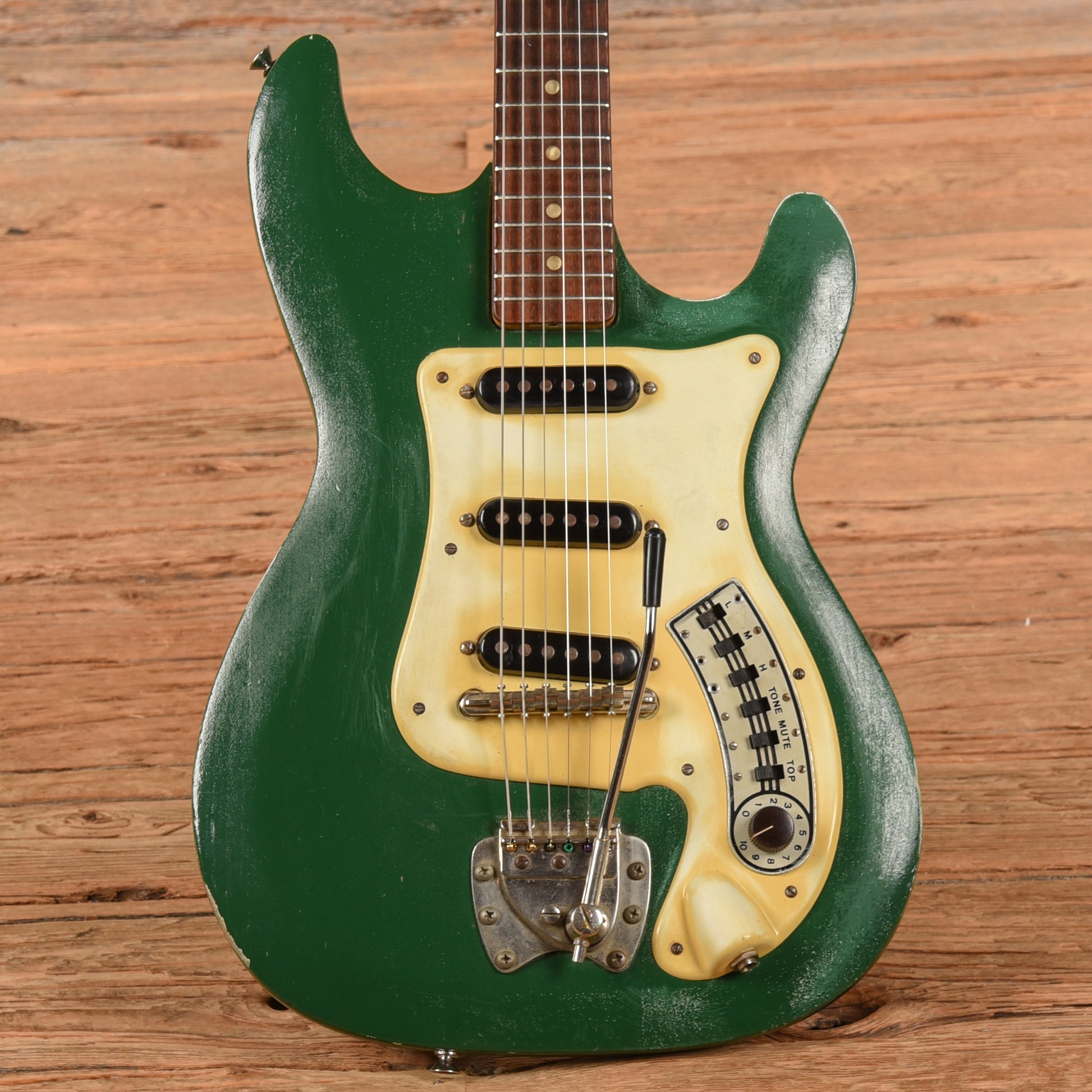 Hagstrom III Green Refin 1960s Electric Guitars / Solid Body
