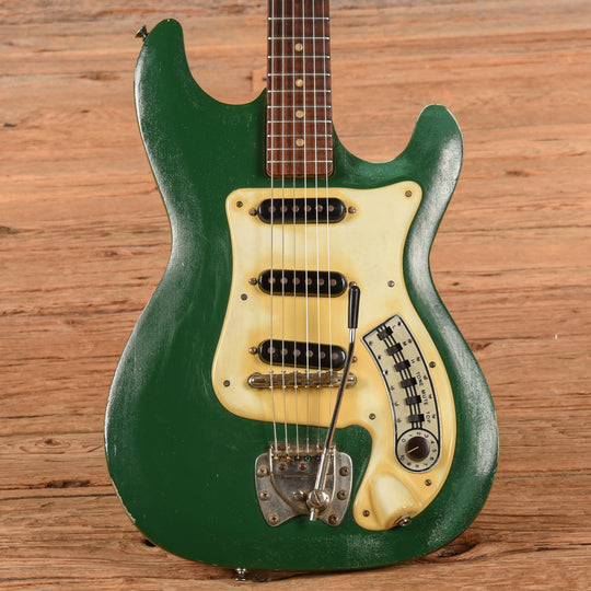 Hagstrom III Green Refin 1960s Electric Guitars / Solid Body