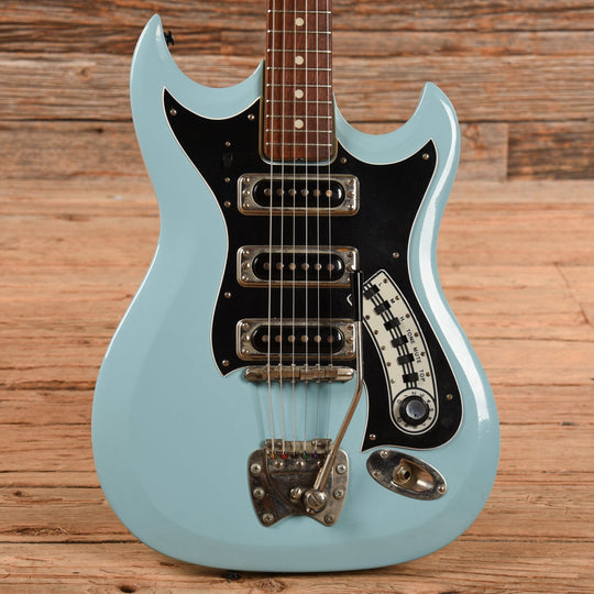 Hagstrom III Powder Blue 1960s Electric Guitars / Solid Body