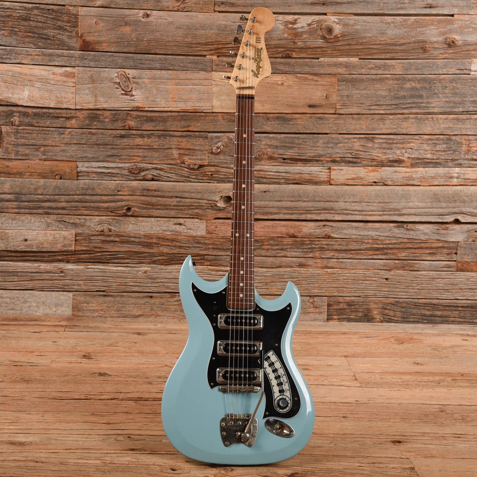 Hagstrom III Powder Blue 1960s Electric Guitars / Solid Body