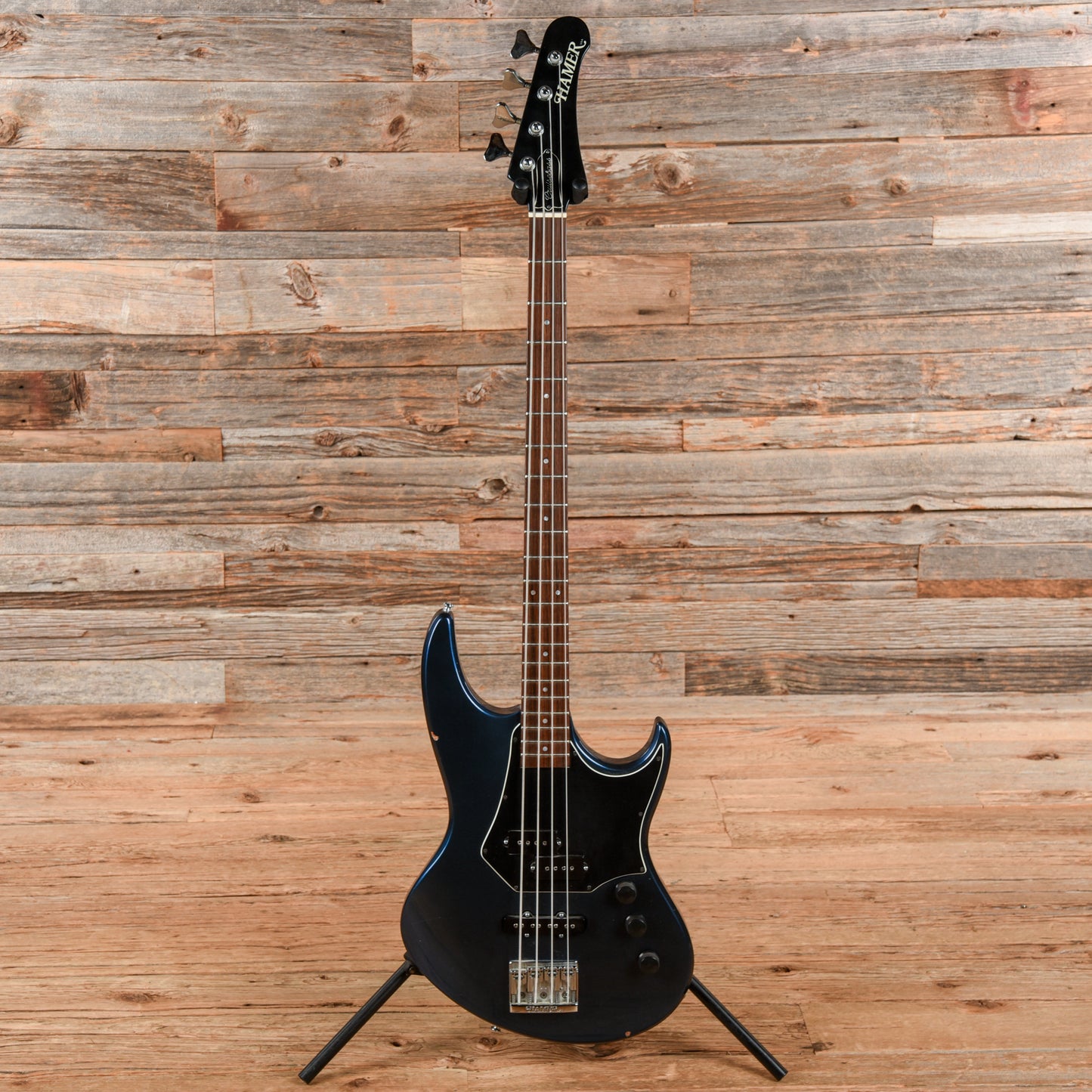 Hamer Cruise Bass Metallic Blue 1993 Bass Guitars