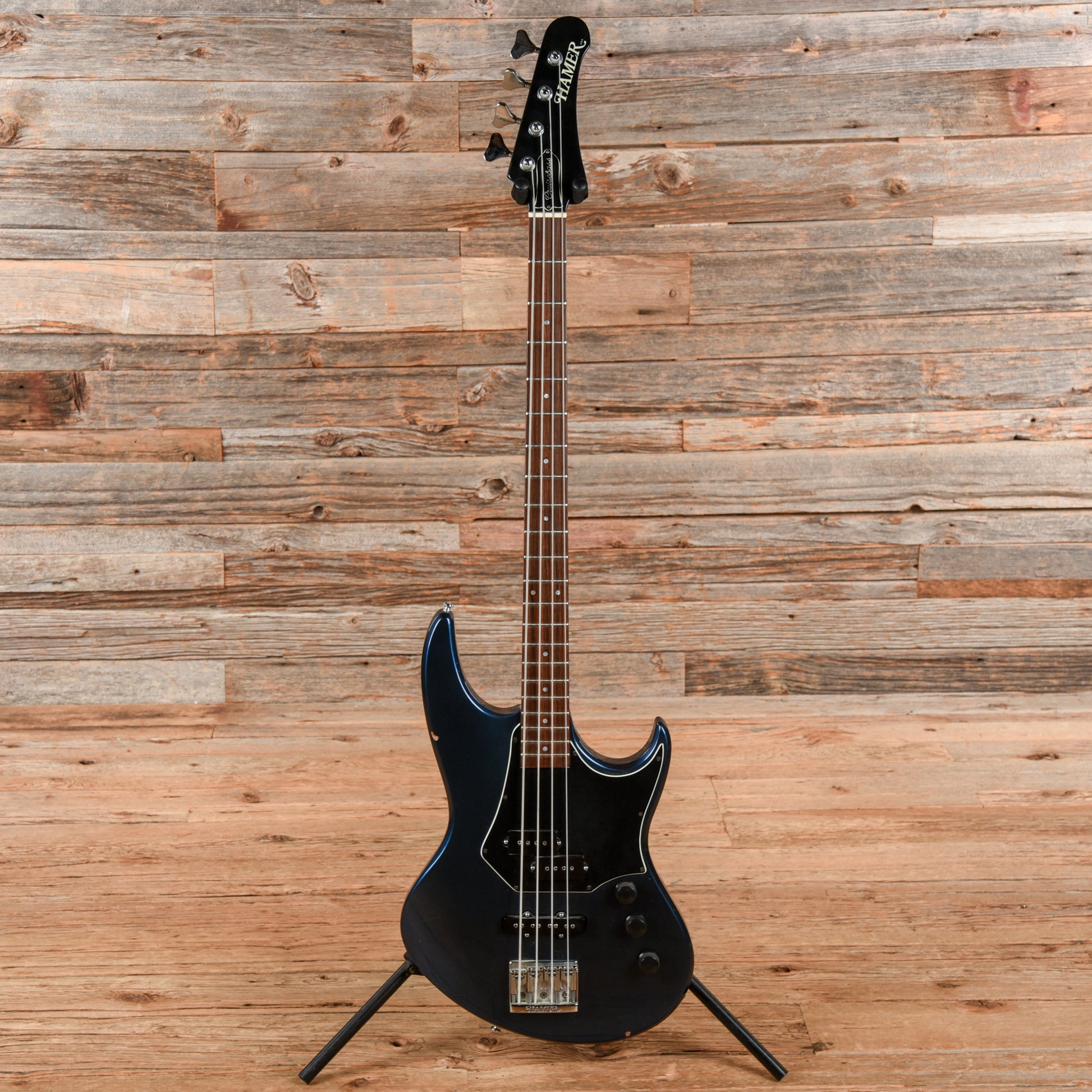 Hamer Cruise Bass Metallic Blue 1993 Bass Guitars