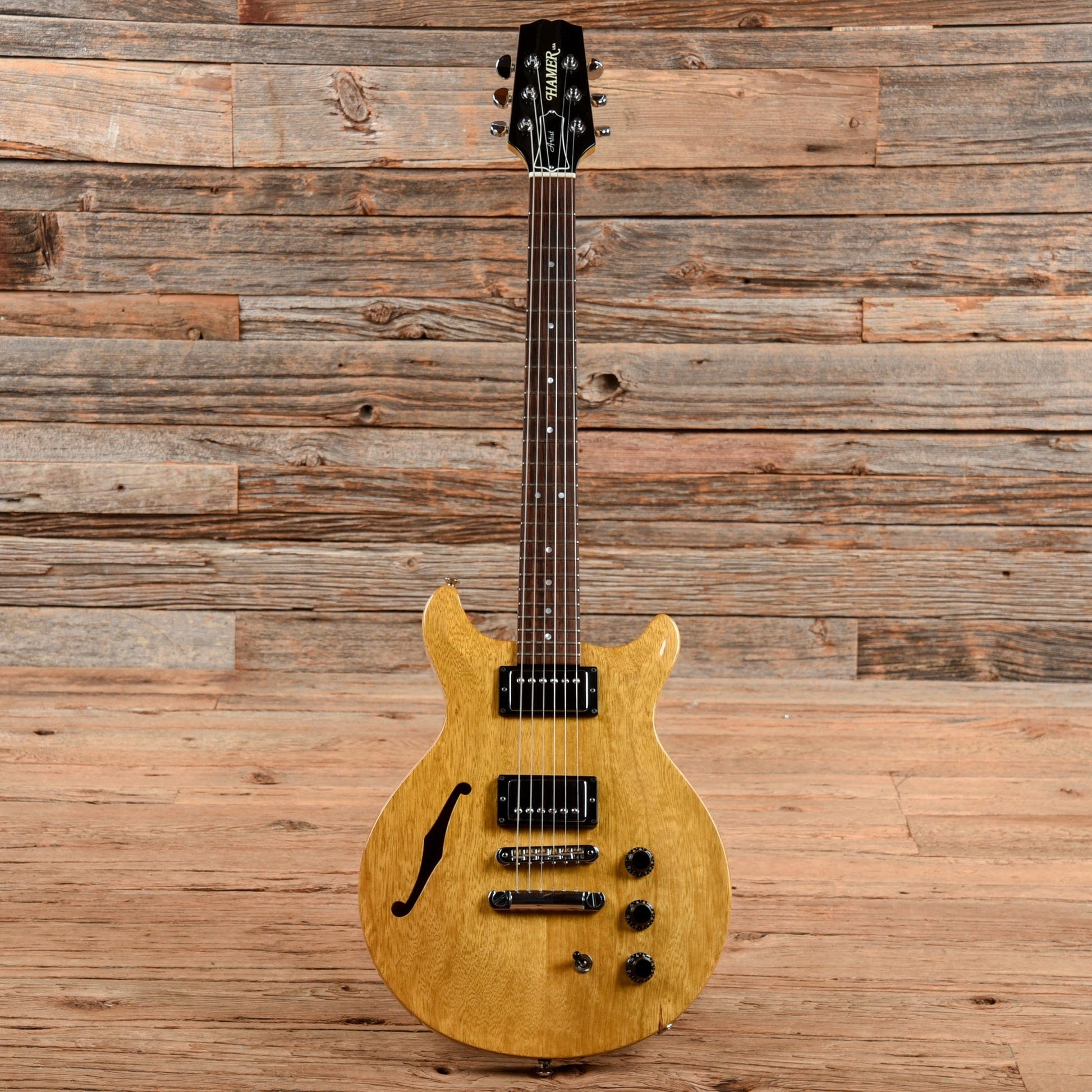 Hamer Artist Natural Electric Guitars / Semi-Hollow