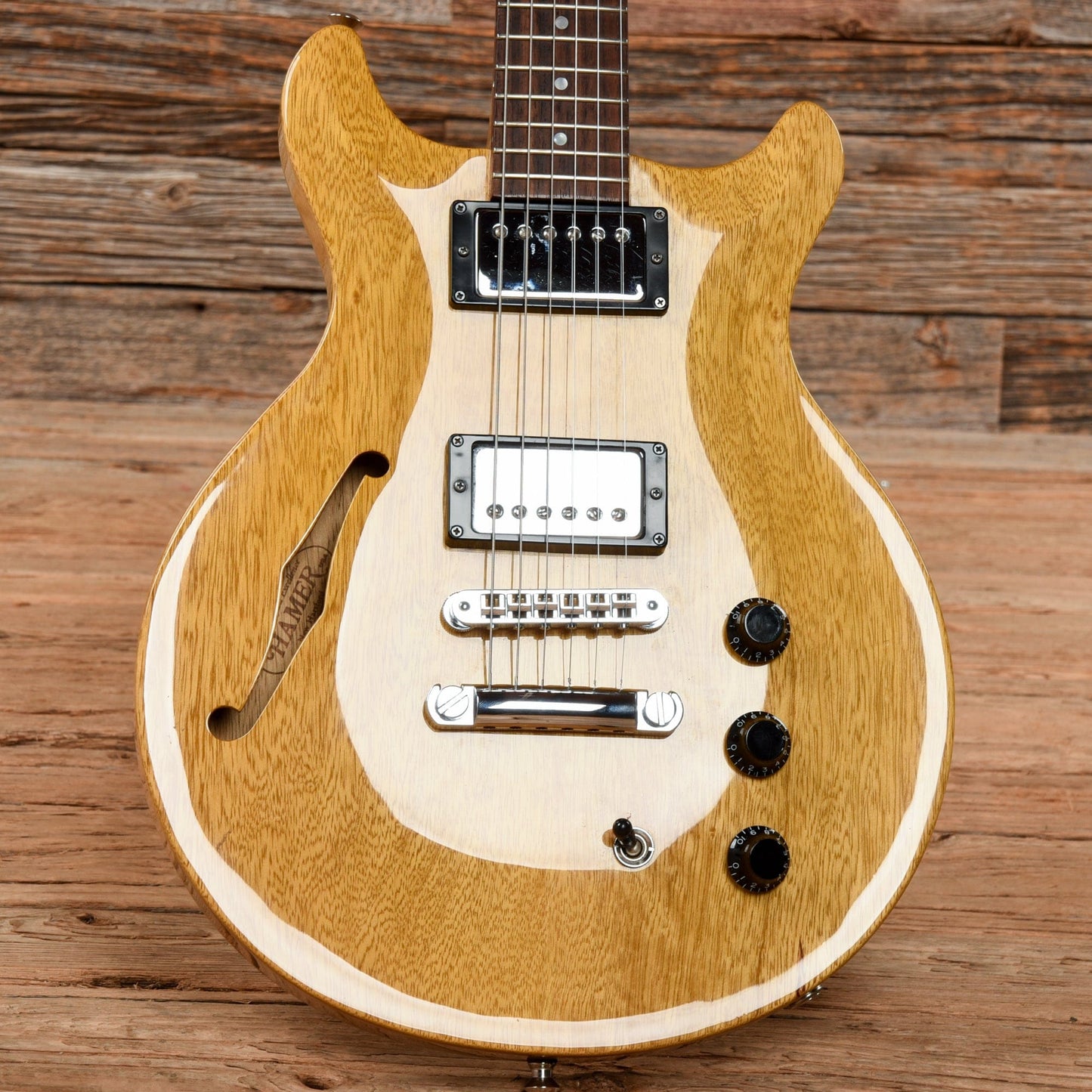Hamer Artist Natural Electric Guitars / Semi-Hollow