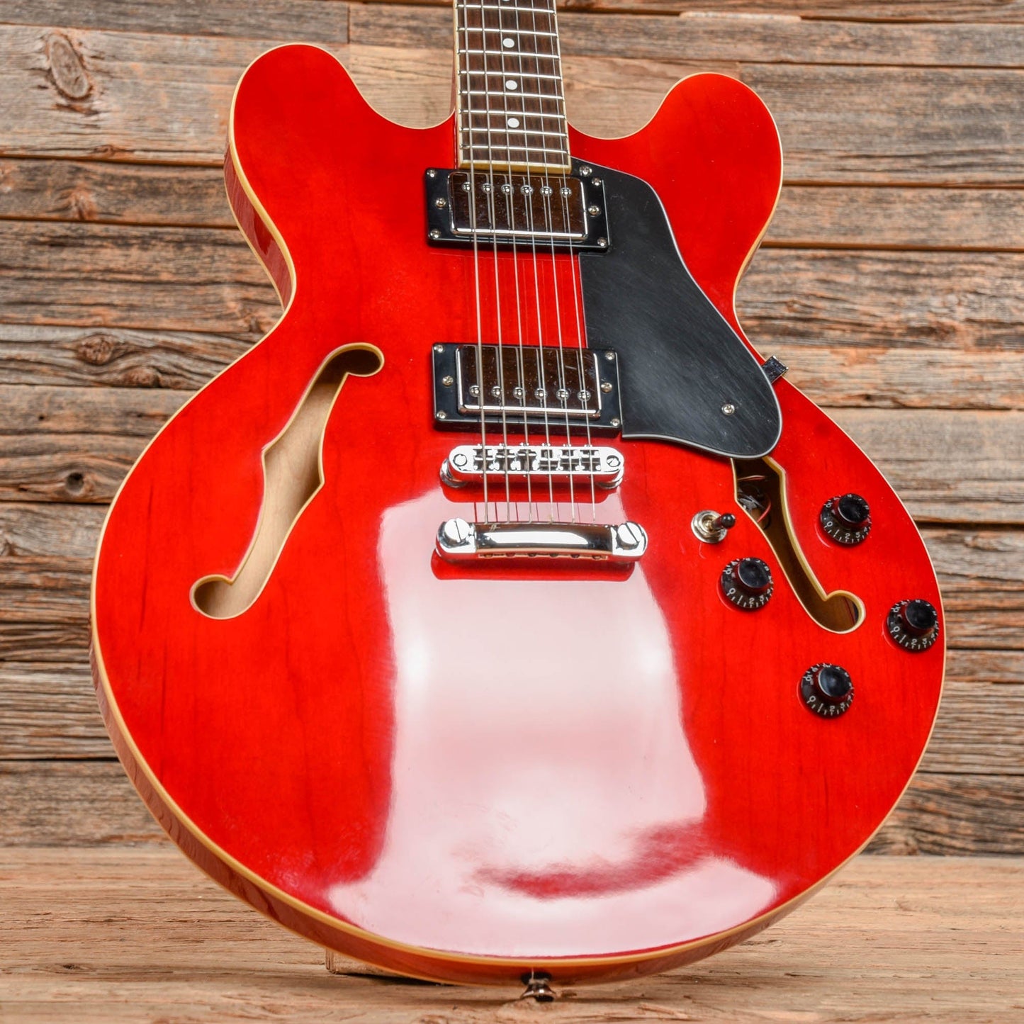Hamer Echotone Cherry 1990 Electric Guitars / Semi-Hollow