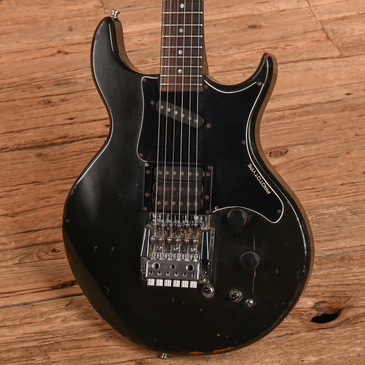 Hamer Prototype II Black Electric Guitars / Solid Body