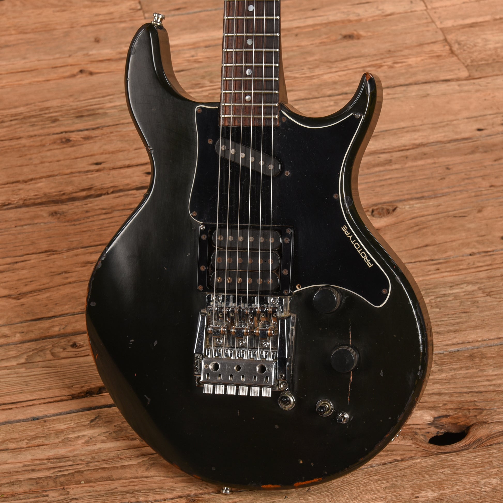 Hamer Prototype II Black Electric Guitars / Solid Body