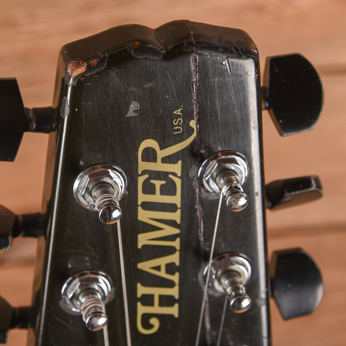 Hamer Prototype II Black Electric Guitars / Solid Body