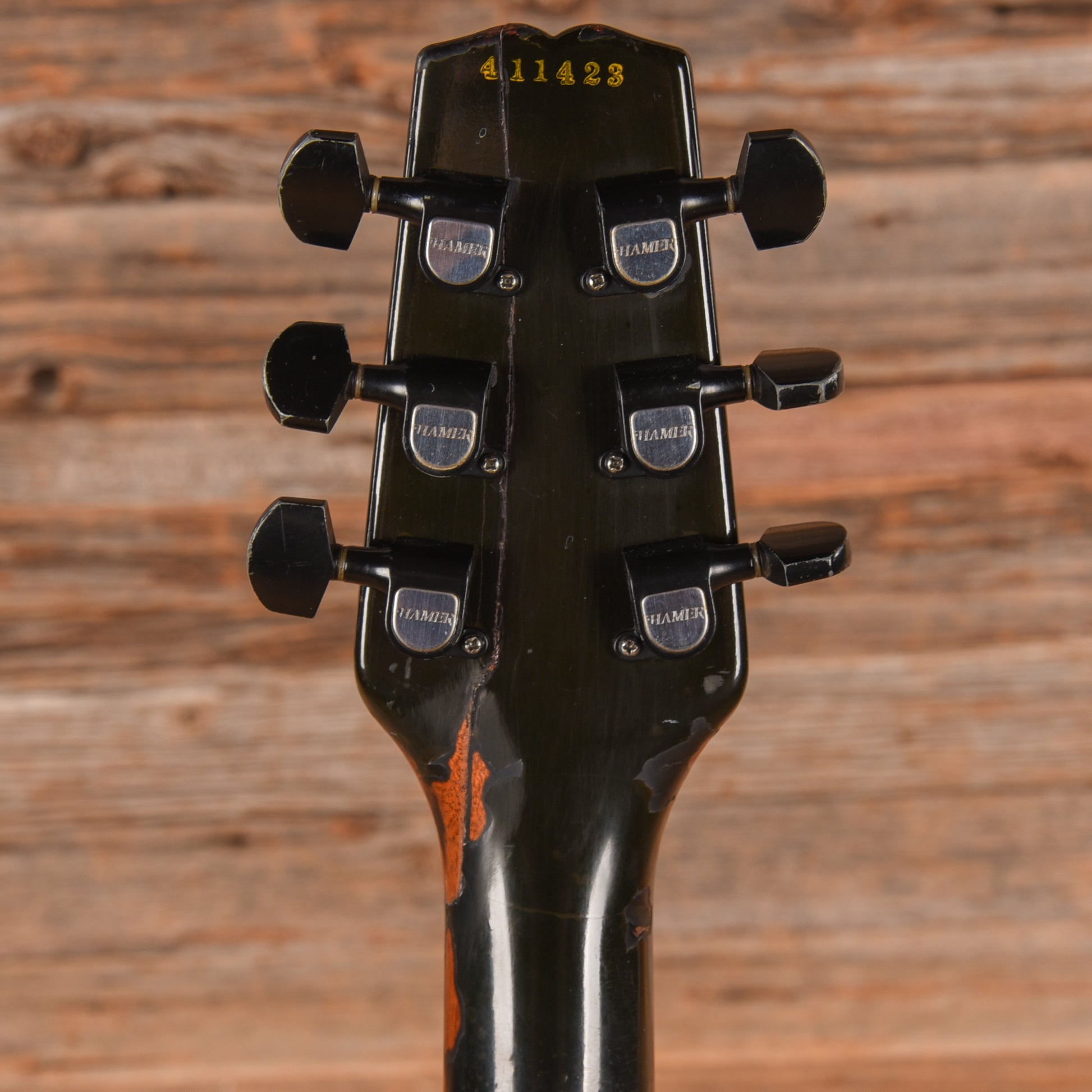 Hamer Prototype II Black Electric Guitars / Solid Body