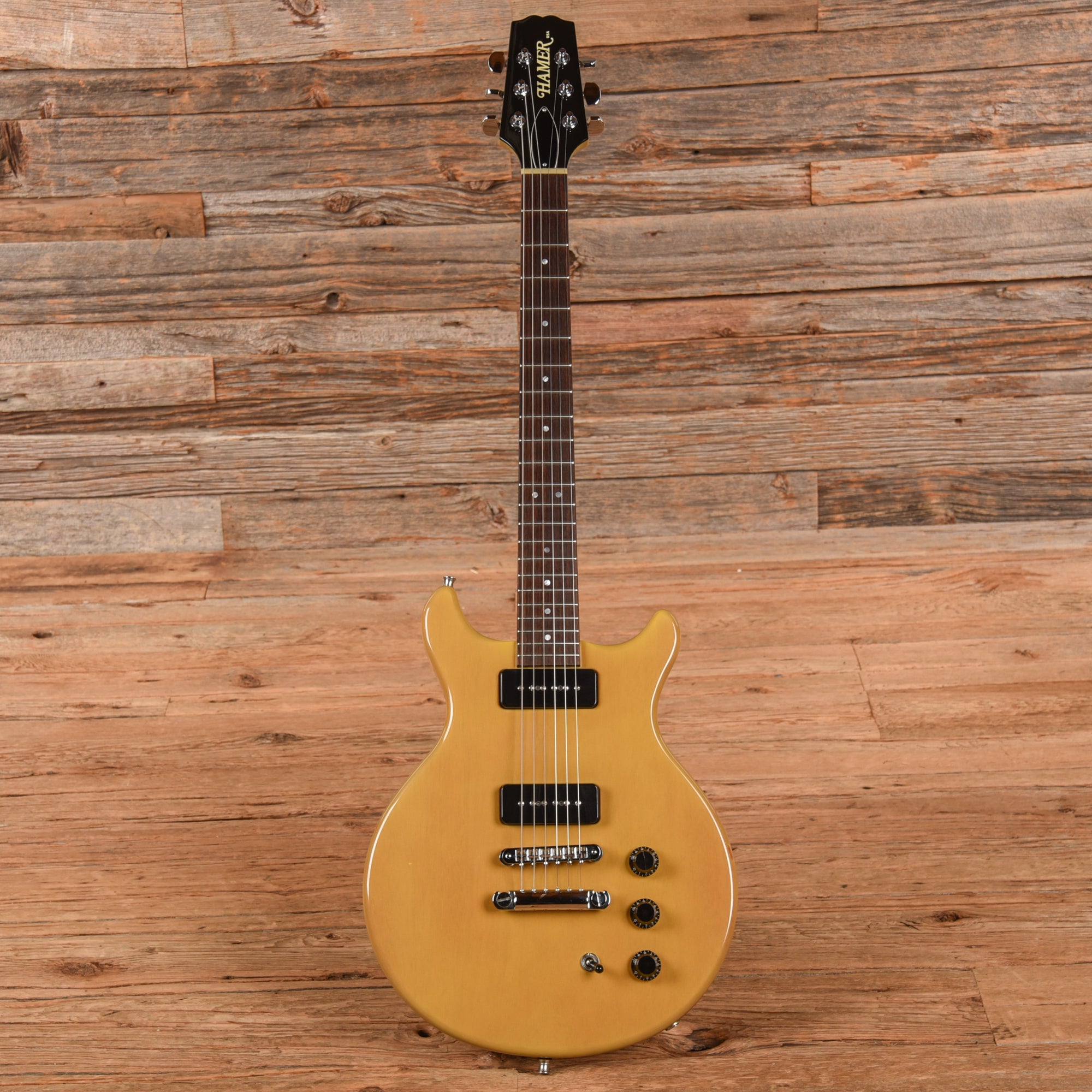 Hamer Special P90 Yellow – Chicago Music Exchange Hamer Special P90 Yellow – Chicago Music Exchange