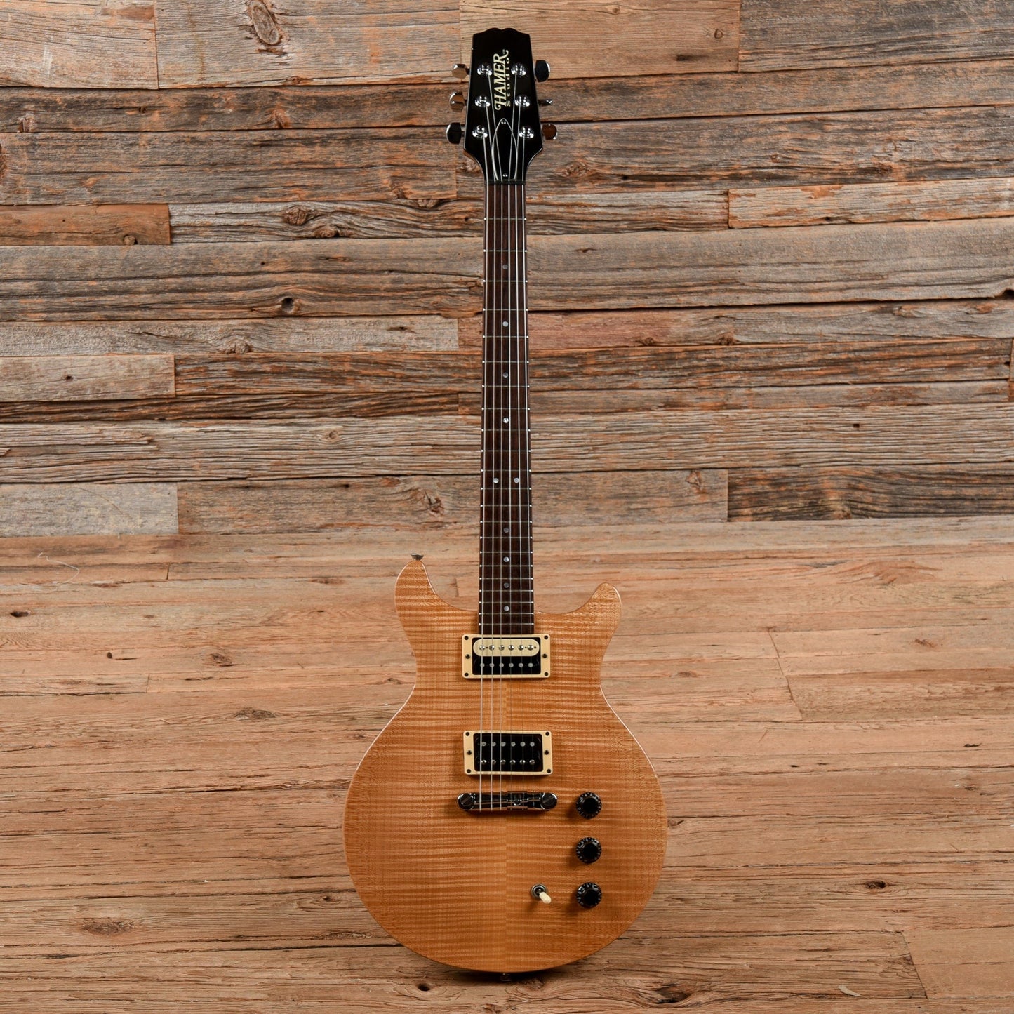 Hamer Studio Archtop Natural Electric Guitars / Solid Body